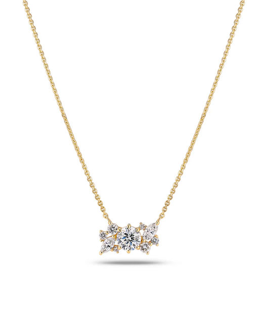 14k gg halsband Lovere 0,57ct LAB