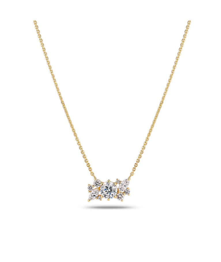 14k gg halsband Lovere 0,57ct LAB