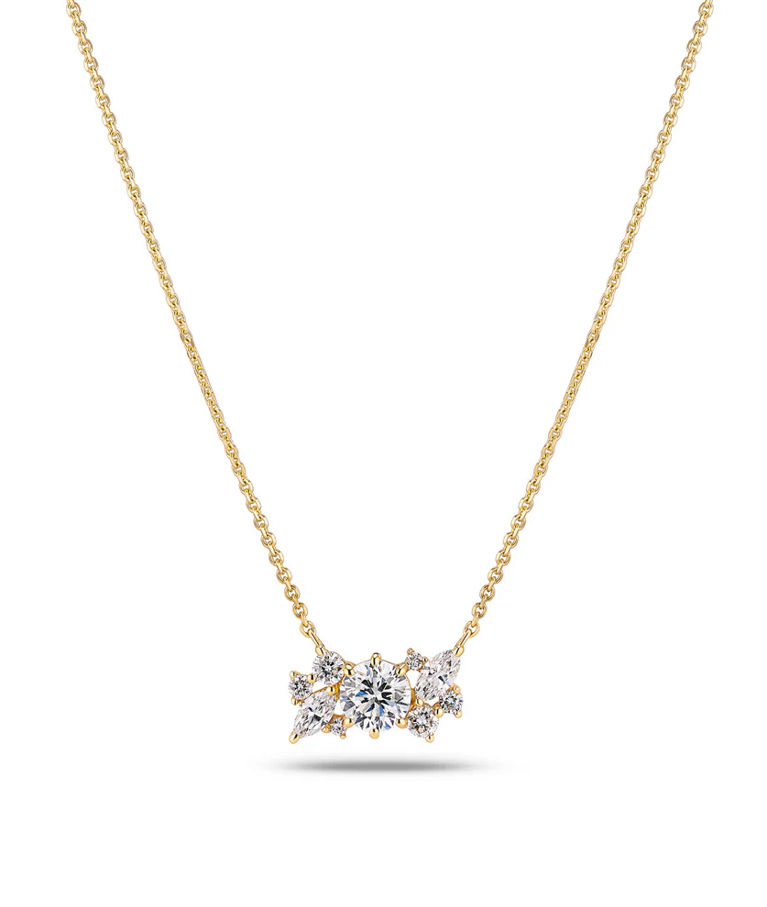 14k gg halsband Lovere 0,57ct LAB