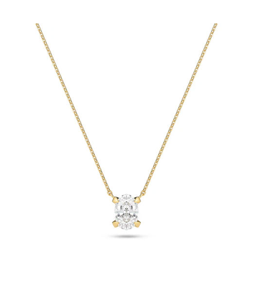 14k gg halsband Grace Ovale 0,75ct LAB