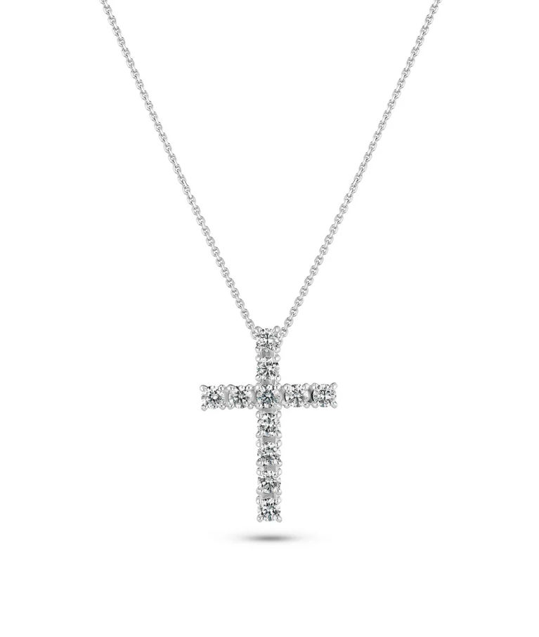 14k vg halsband Alba 0,64ct LAB