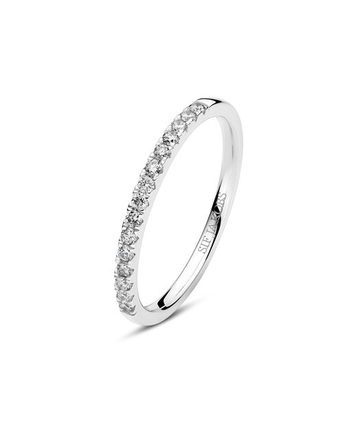 14k vg ring Alba 0,23ct LAB SIZE 54