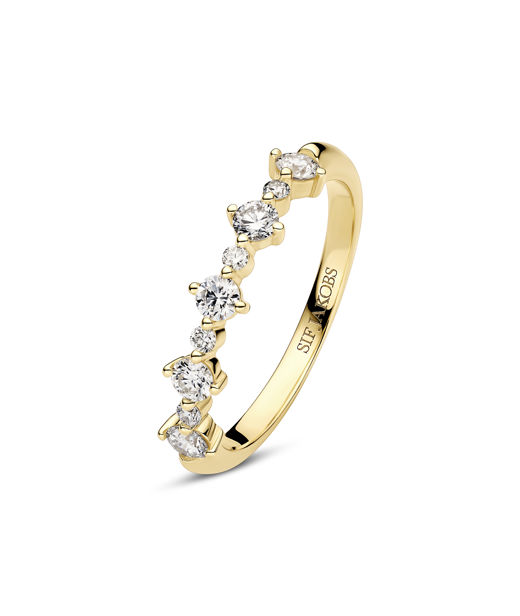 14k gg ring Brina 0,49ct LAB SIZE 54