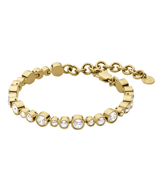 Mässingarmband Teresia Crystal gold