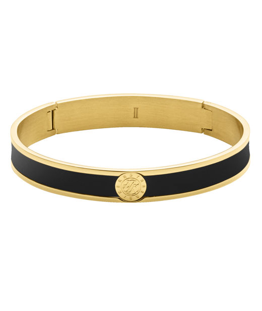 Mässingarmring Pennika Black gold stl 1