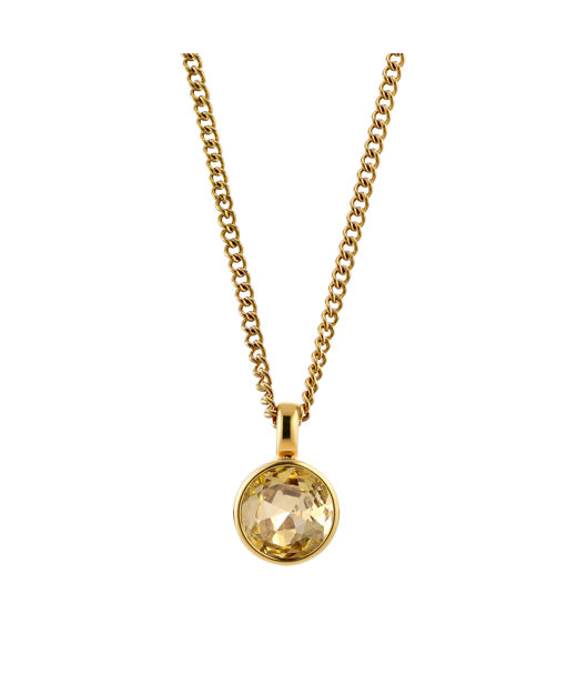 Mässinghalsband Ette Golden gold