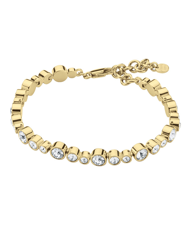 Mässingarmband Esina Crystal gold