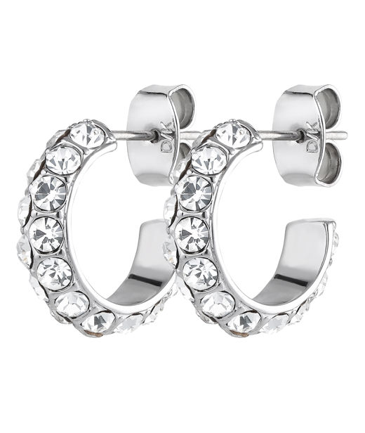 Mässingörhänge Heidi Crystal