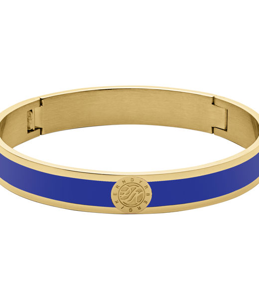 Stålarmring Pennika Sapphire Blue stl 1 gold