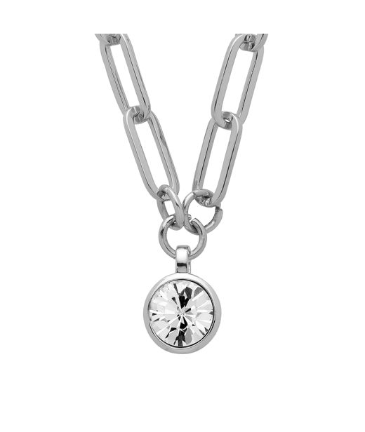 Mässinghalsband Lisanna Crystal