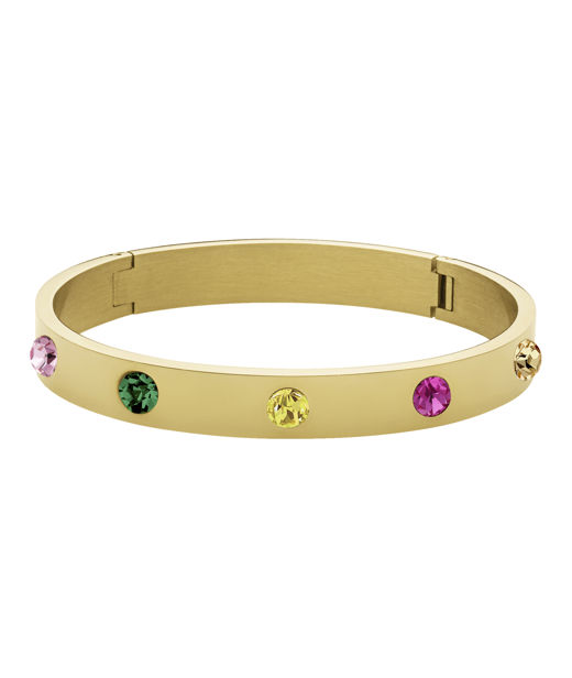 Mässingarmband Bella Rainbow gold stl 2