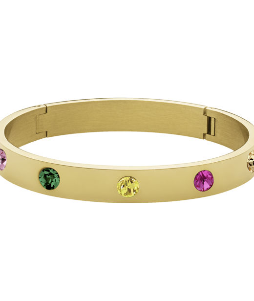 Mässingarmband Bella Rainbow gold stl 2