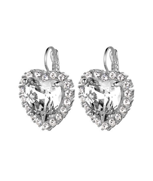 Mässingsörhängen Felicia SS Crystal silver