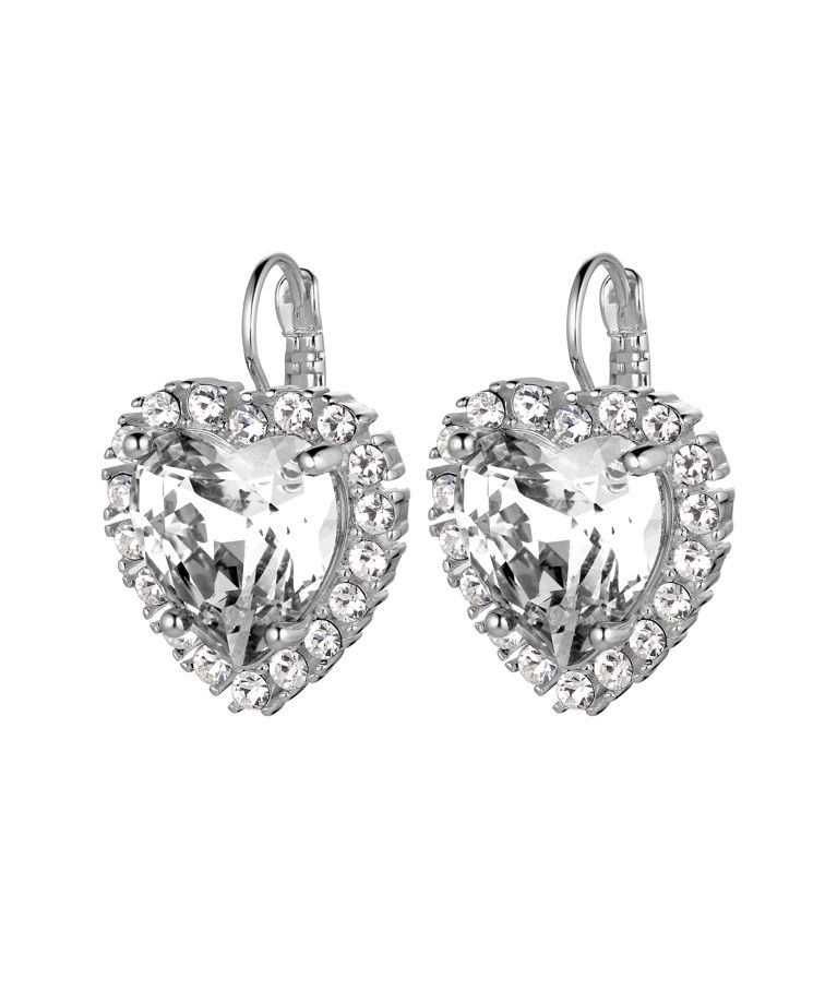 Mässingsörhängen Felicia SS Crystal silver