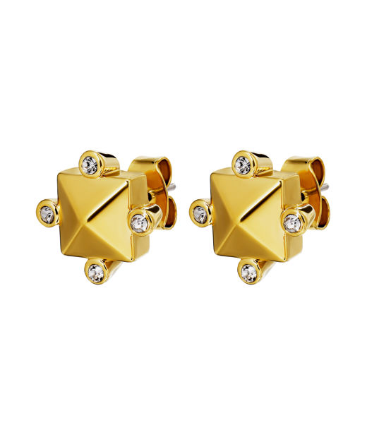 Mässingsörhänge Chira Gold