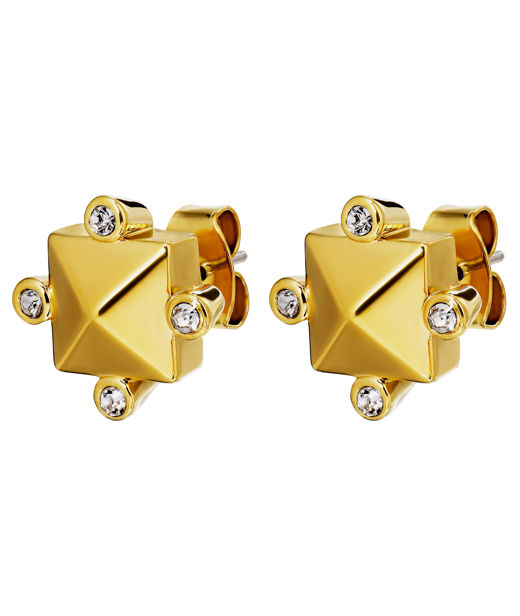 Mässingsörhänge Chira Gold