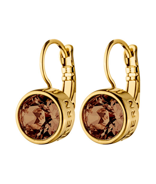 Mässingörhänge Louise Brown gold