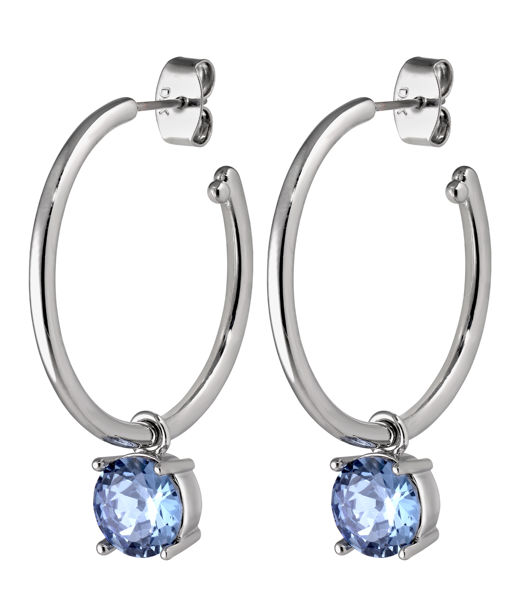 Mässingörhänge Diega Light Sapphire