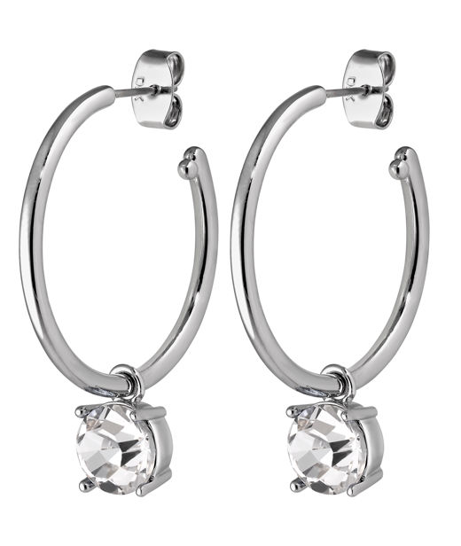 Mässingörhänge Diega Crystal