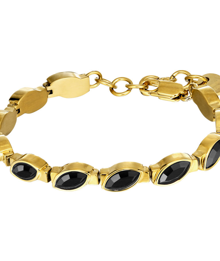 Stålarmband Celtis Black Gold