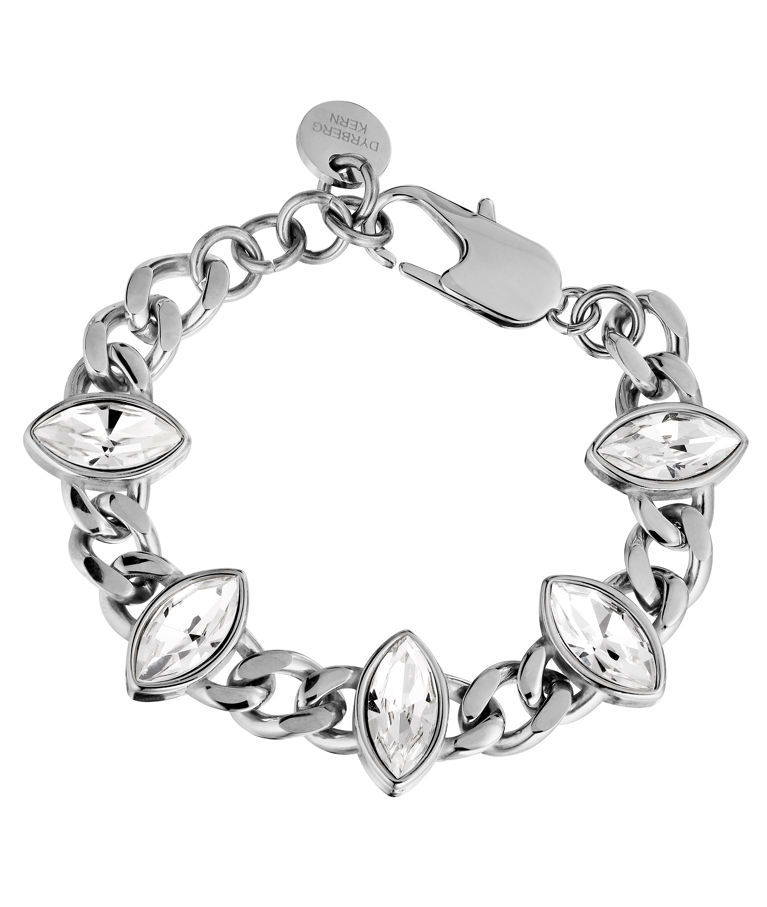 Stålarmband Zelko Crystal