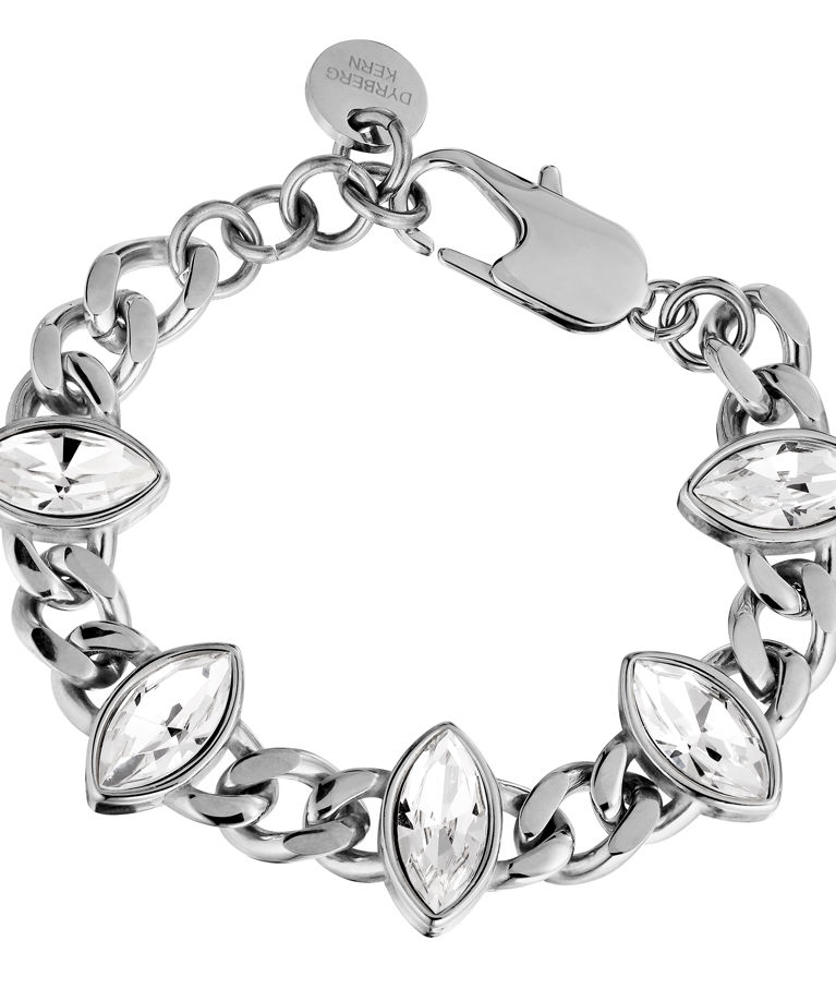 Stålarmband Zelko Crystal
