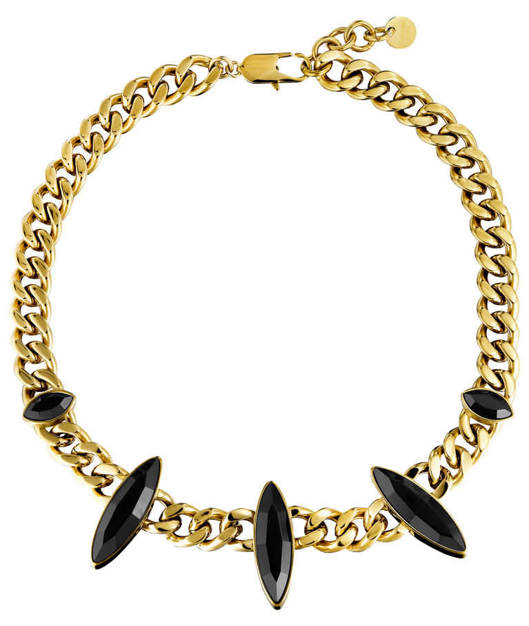 Stålhalsband Opsica Black Gold