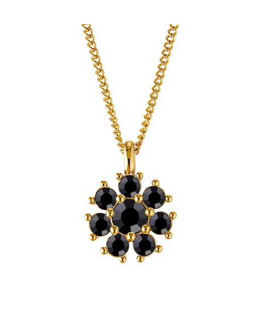 Stålhalsband Delise Black Gold