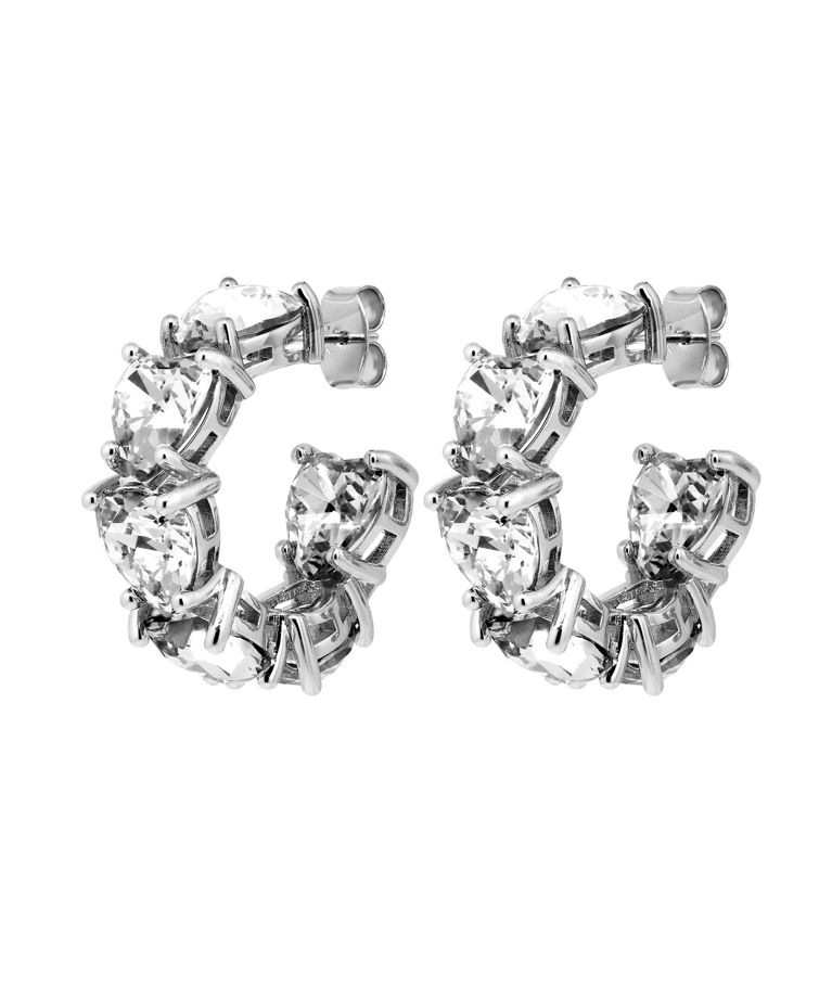 Mässingsörhänge HARDY SS CRYSTAL