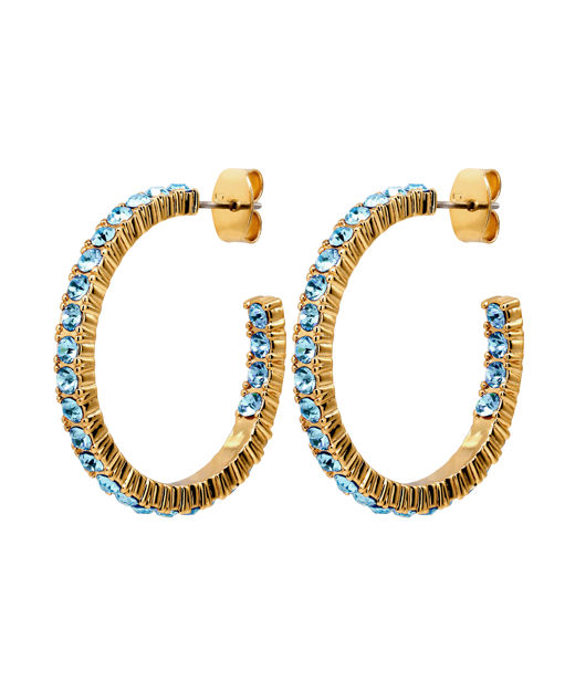 Mässingsörhänge PINA SG AQUA