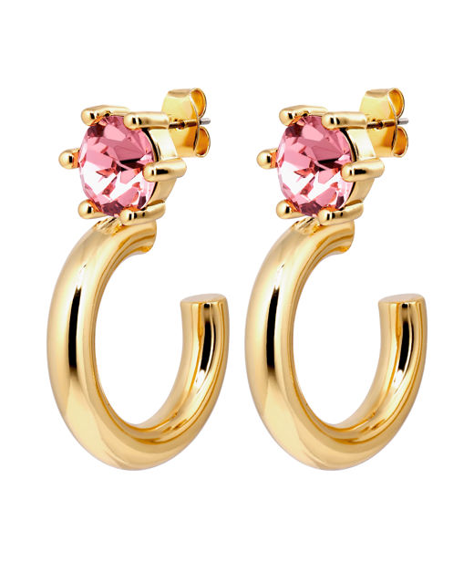 Mässingsörhänge QUINTE SG LIGHT ROSE