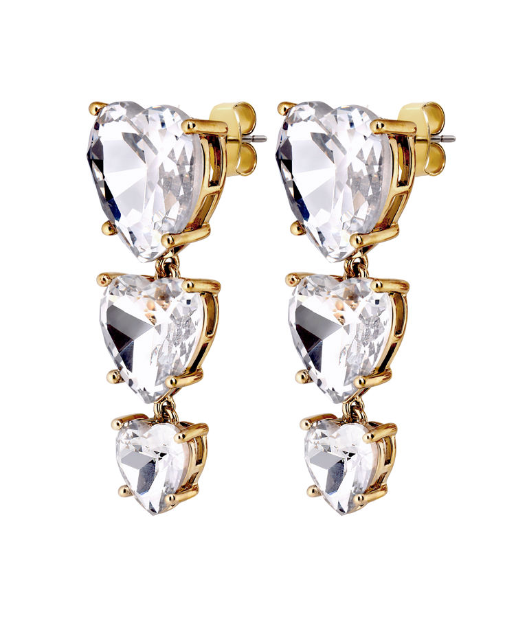 Mässingsörhänge SANCTU SG CRYSTAL