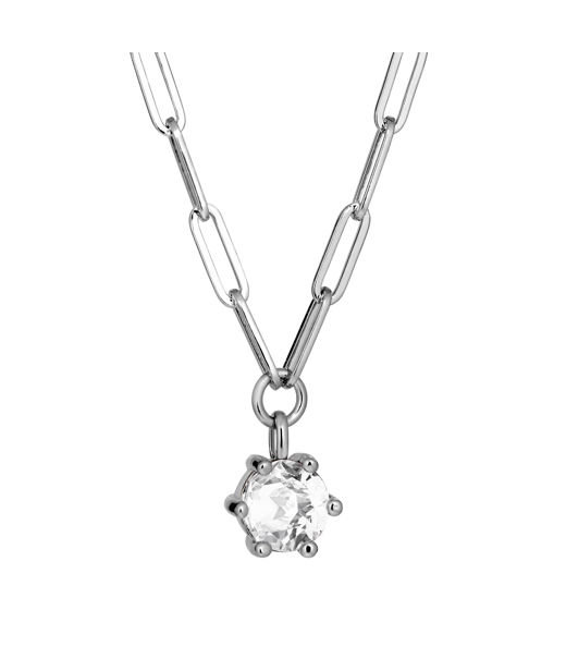 Mässingshalsband TESSA SS CRYSTAL