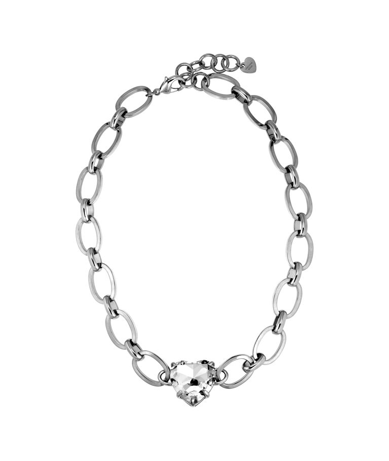 Mässingshalsband BRAZE SS CRYSTAL