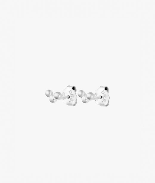 Silverörhänge Drops Studs