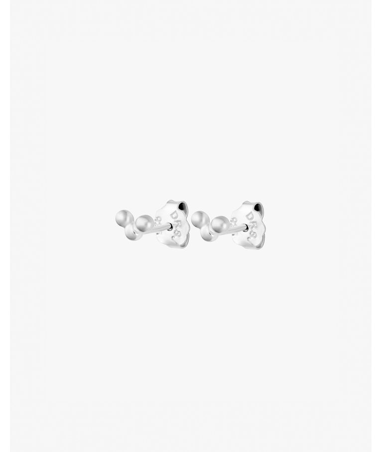 Silverörhänge Drops Studs