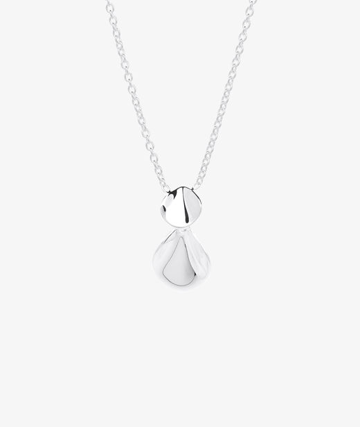 Silverhalsband Hortensia Small