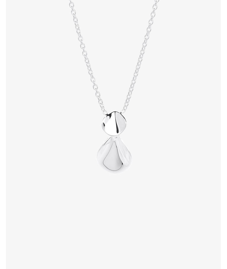 Silverhalsband Hortensia Small
