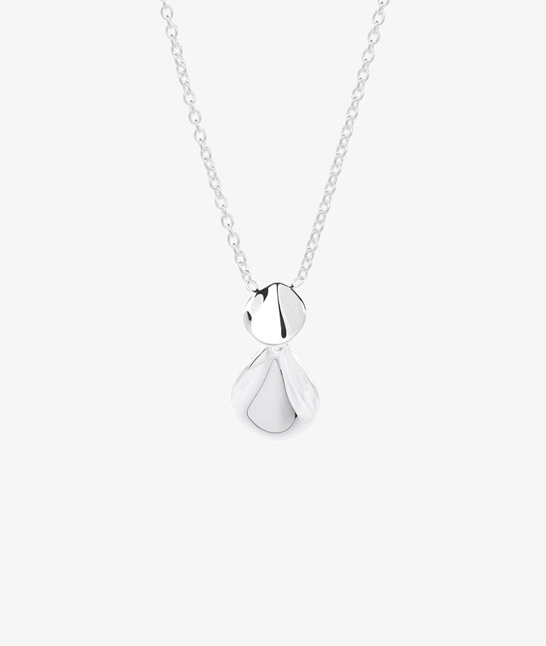 Silverhalsband Hortensia Small
