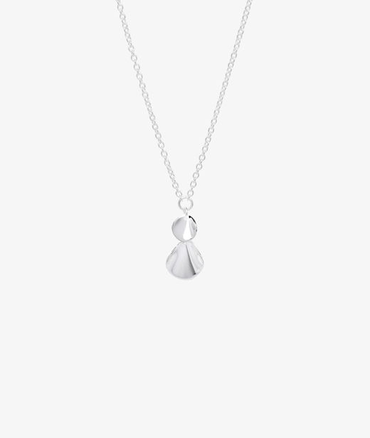 Silverhalsband Hortensia drop necklace