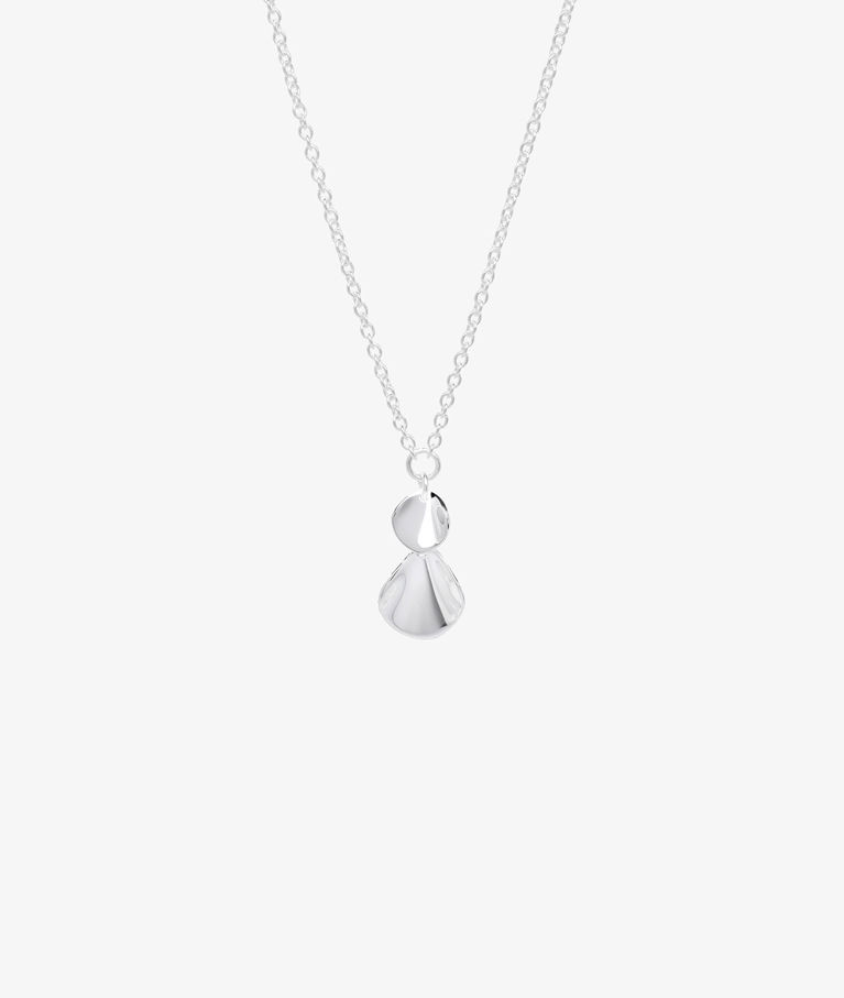 Silverhalsband Hortensia drop necklace