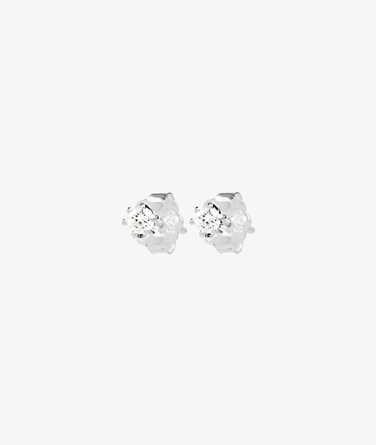 Silverörhänge Hope Studs