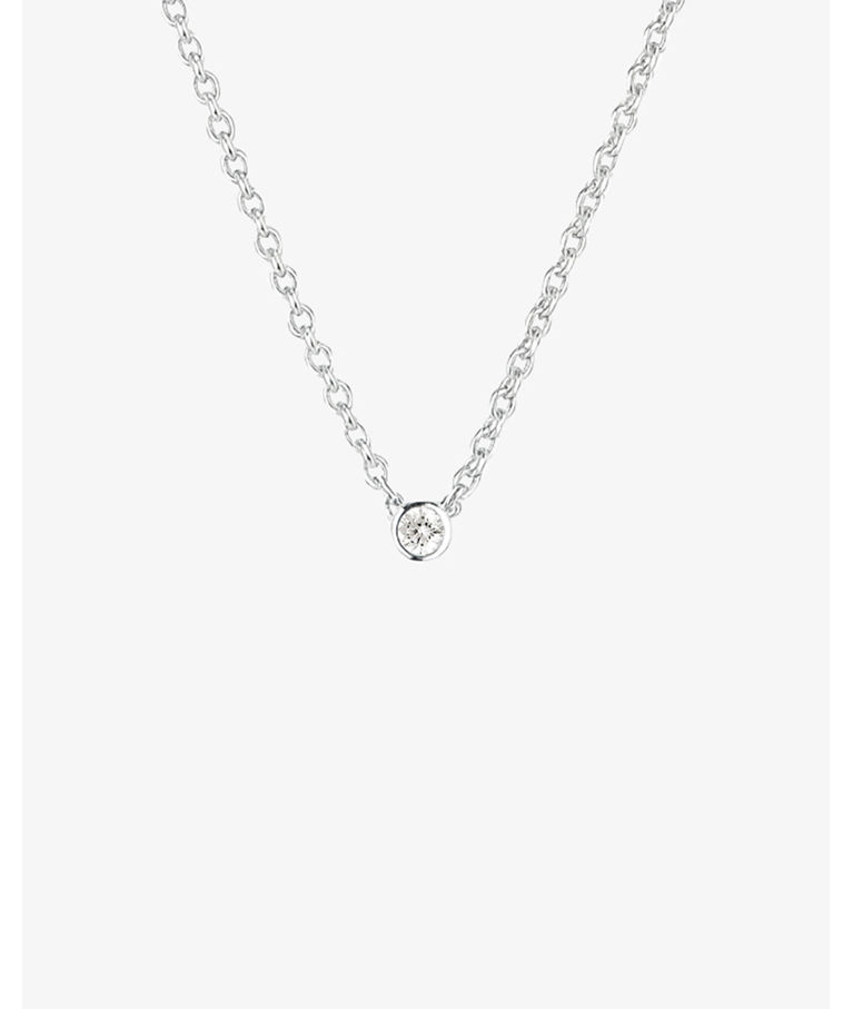 Silverhalsband Hope single necklace