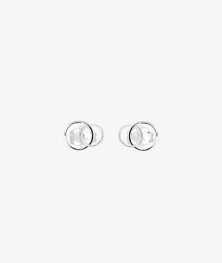 Silverörhänge Les Amis Drop Studs