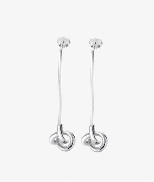 Silverörhänge Le Knot