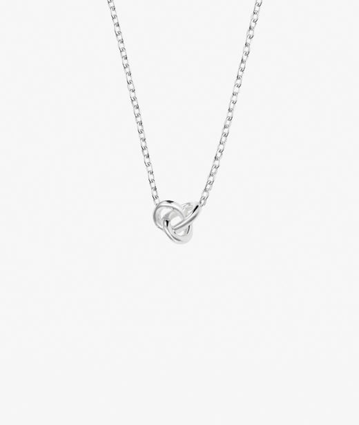 Silverhalsband Le Knot Drop