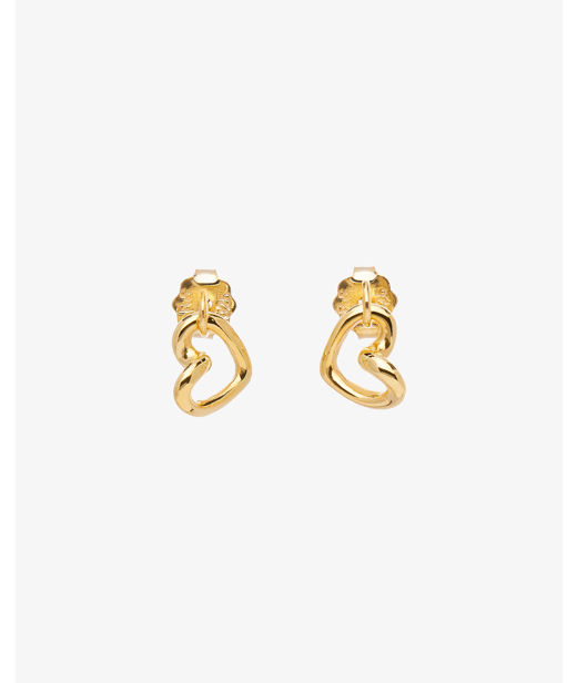 18k rg örhänge Love Vibe drop studs