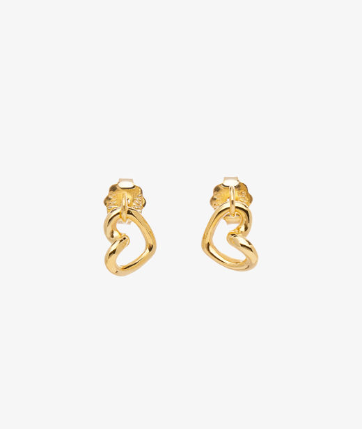 18k rg örhänge Love Vibe drop studs