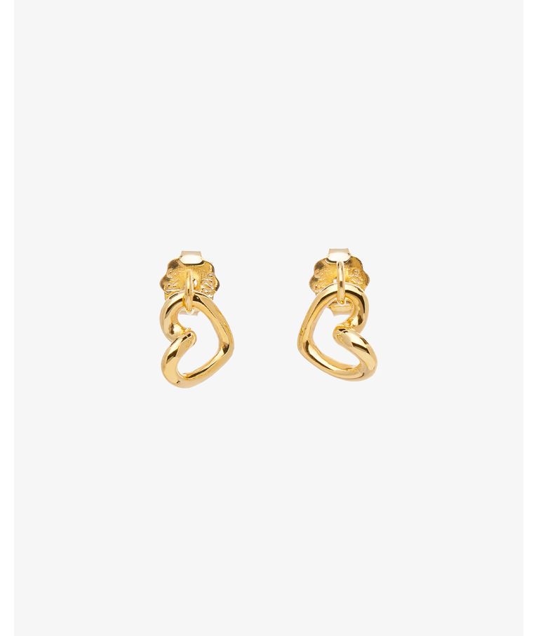 18k rg örhänge Love Vibe drop studs