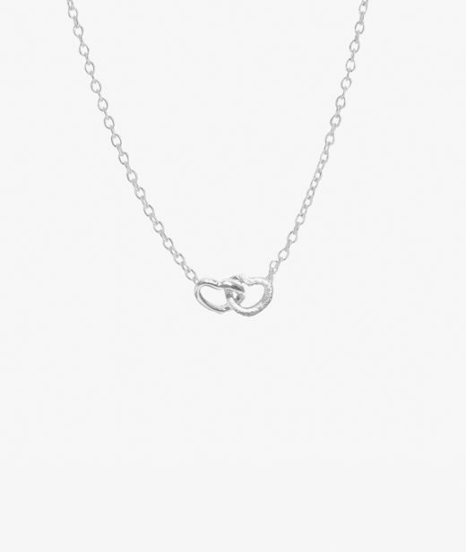 Silverhalsband Love
